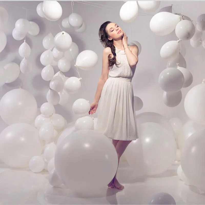 100 шт./лот латексные круглые шары толстые 12 дюймов 2 8 г товары для свадьбы дня