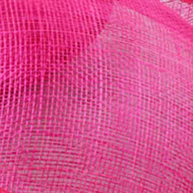 Дерби sinamay шапки для женщин Гонки аксессуары для волос Необычные fascinators свадьбы свадебный головной убор 20 цветов SYF278 - Цвет: hot pink