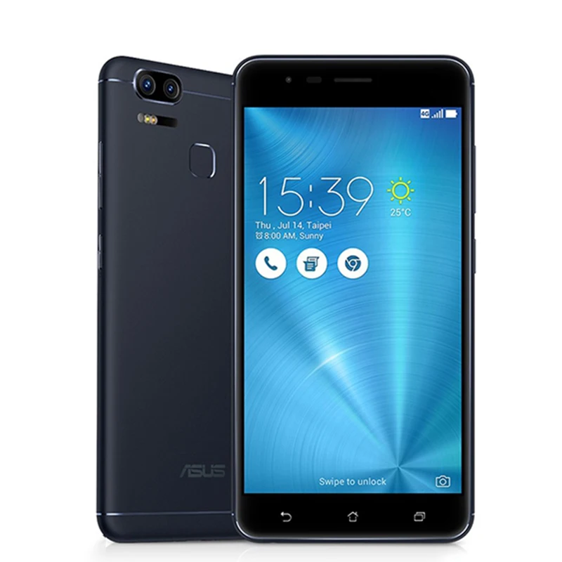 Оригинальный Asus Zenfone 3 зум ZE553KL мобильный телефон Qualcomm Dual sim Камера 4 ГБ Оперативная