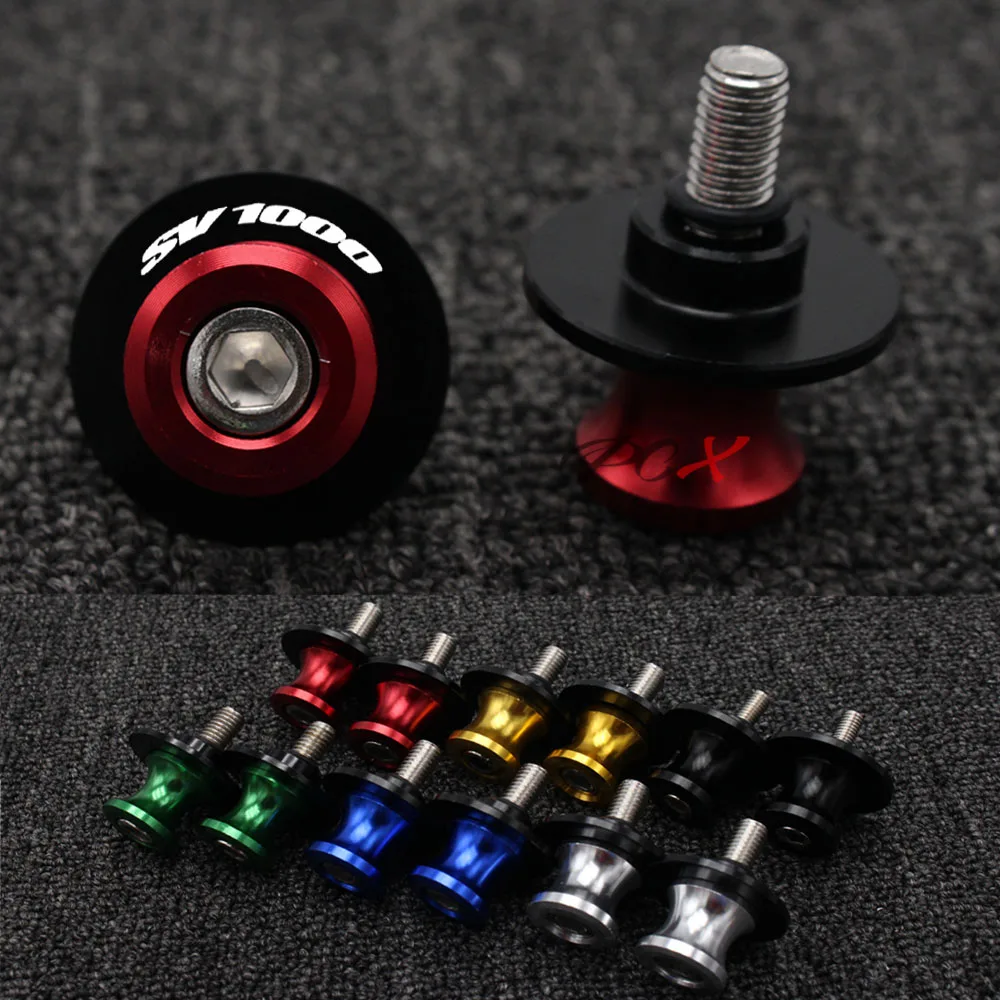 

Swingarm Sliders Spools Screws Stand Slider 8mm CNC Motorcycle For SUZUKI SV1000/S SV1000 1000 S All Year