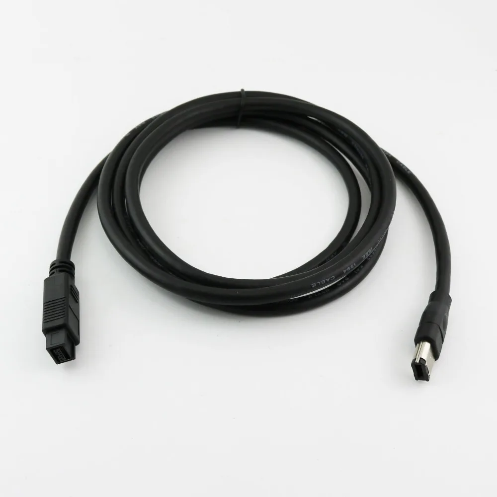 

10 шт. FireWire 800 ieeee1394 9-контактный разъем для 400 ieeee1394b 6Pin мужской DV Кабель-адаптер 6Ft