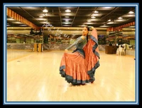 cotton 4tiered 18yards ats gypsy tribal belly dance skirt with border ei46