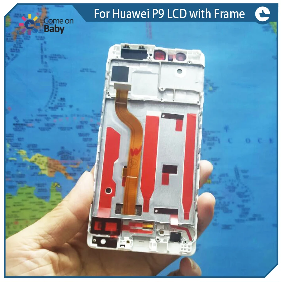 Poriafl хорошее качество для huawei P9 EVA L09 L19 ЖК дисплей + сенсорный экран дигитайзер