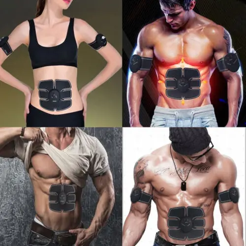 Мышцы Массажер обучающей Форма Fit Комплект ABS шести Pad брюшной электрический