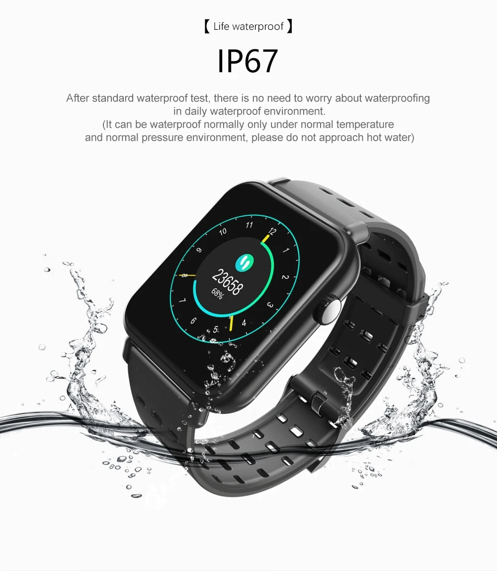 Y6 pro smart watch IP67 водонепроницаемый сердечного ритма приборы для измерения