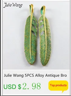 Julie Wang, 5 шт., несколько стилей, эмаль, растение в горшках, кактус, белый к тон, подвески, ожерелье, серьги, фурнитура, аксессуары для изготовления ювелирных изделий