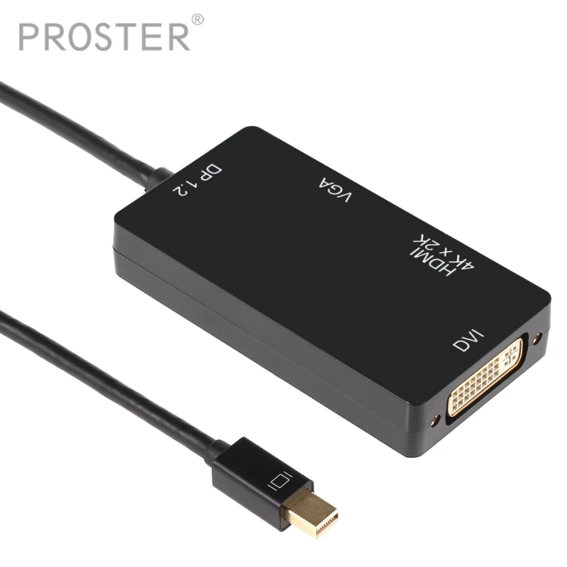 3 в 1 кабель переходник для порта дисплея Thunderbolt Mini HDMI|Кабели HDMI| |