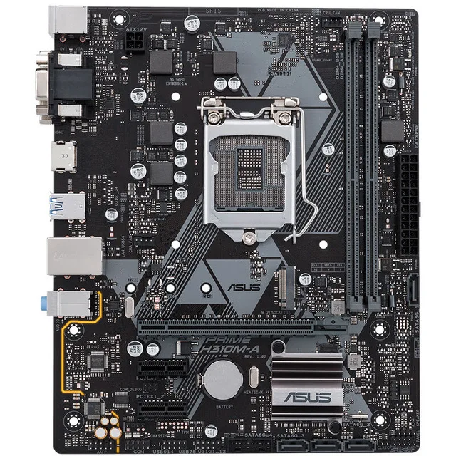 Новая оригинальная материнская плата ASUS H310M-A для настольных ПК Intel H310 LGA1151 DDR4 настольная материнская плата