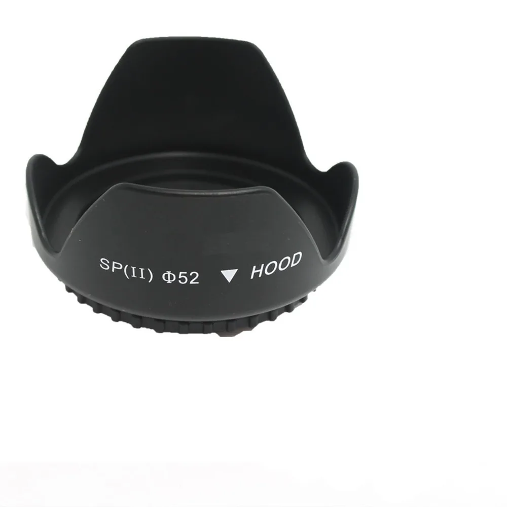 Новинка профессиональная 52 мм лепестковая бленда для объектива Canon 70 300 75 18 55 250
