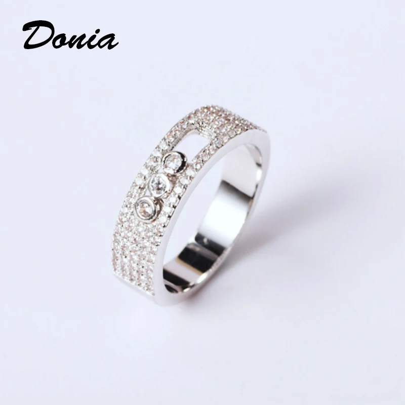

Donia jewelry Wedding Jewelry Set Perfect Cubic Zircon Copper Bracelet Ring Accessories Set Women's Bridal Bracelet Set