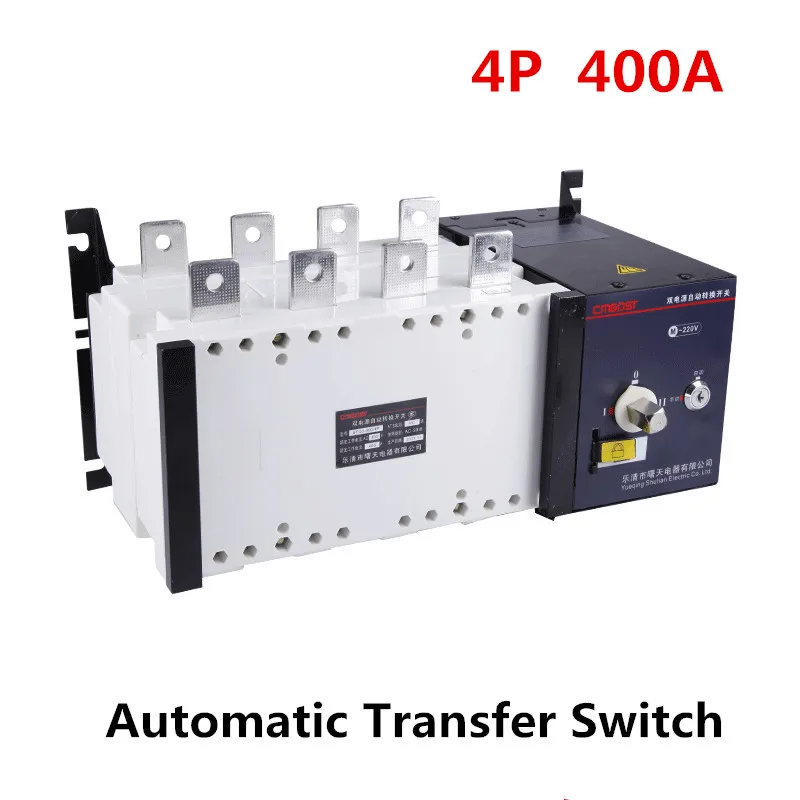 

4P 400A Dual Power Automatic Transfer Switch PC Grade 380v Three phases Circuit Breaker Isolation type 400A ATS