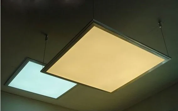 Бесплатная доставка 10 шт./лот 620x620 мм супер тонкая потолочная панель RGB с пультом