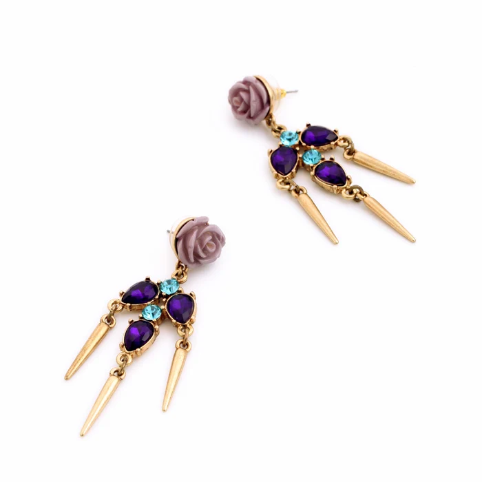 Оптовая цена Виолетта &amp Saphire индивидуальные серьги для Tragus с розовым цветком и