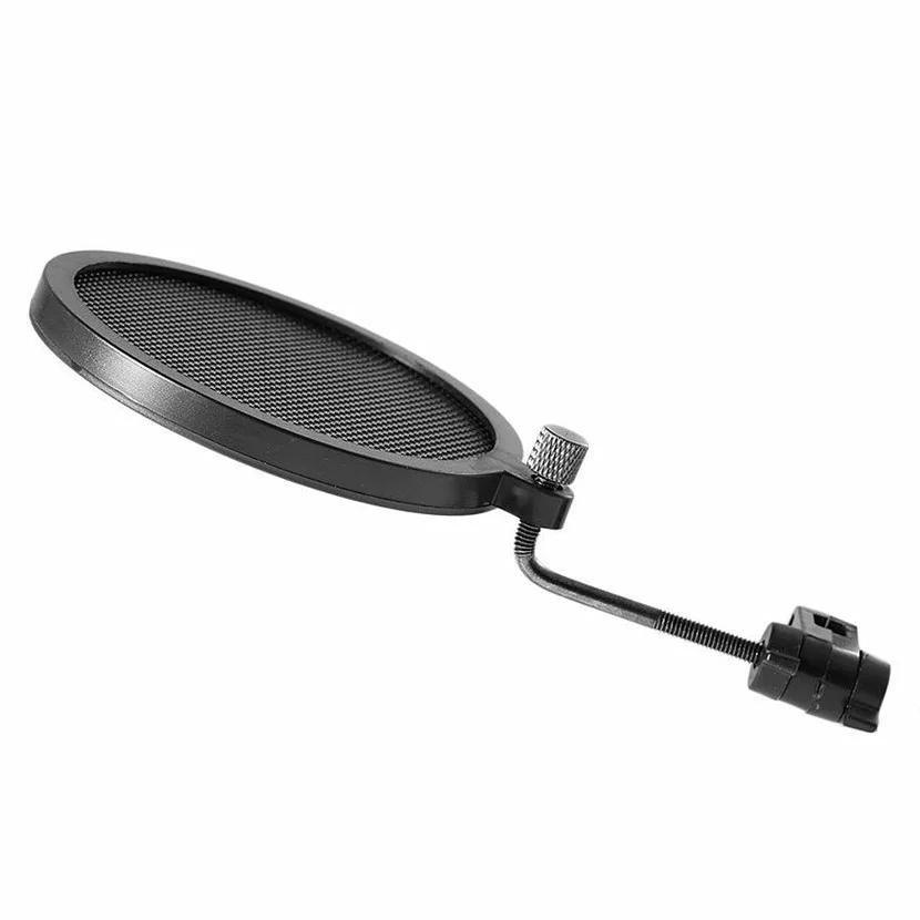 2018 PS-2 Double Layer Studio Microphone Black Mic Wind Screen Pop Filter/ Swivel Mount / Mask Shied For Speaking Recording | Электроника