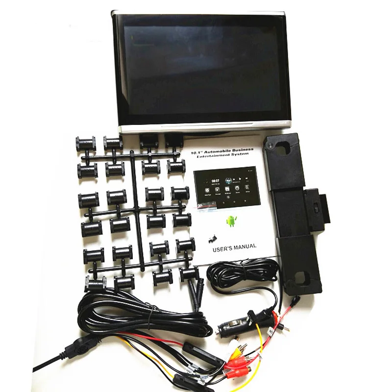 2 шт. 10 1 дюймов Android 6 0 Автомобильный подголовник монитор HD 1080P MP5 плеер сенсорный