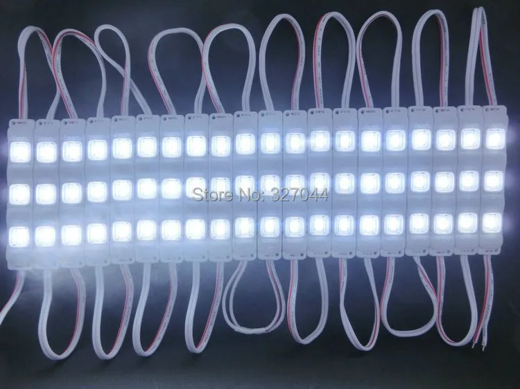 

1000pcs 5730 led module Injection 3LED Waterproof Warm White Pure White Red/Green/Blue/yellow Light for DC12V