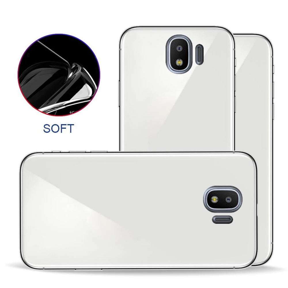 For Samsung Galaxy J42018 US version of transparent personality mobile phone soft shell drop protection cover |