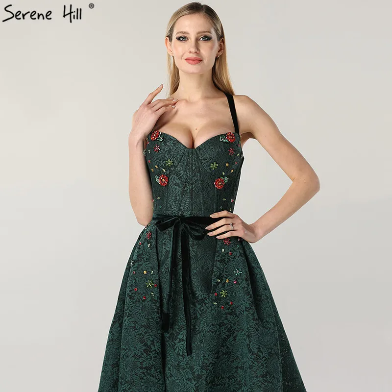 Зеленые Сексуальные вечерние платья кружевные модные русалки 2021 Serene Hill LA6487 |