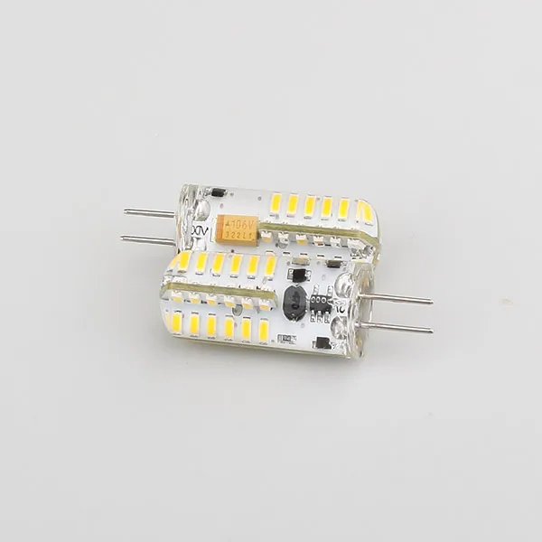 Капсула G4 светодиодная с защитой от IP 48 светодиодов 3014SMD супер яркая 12 В