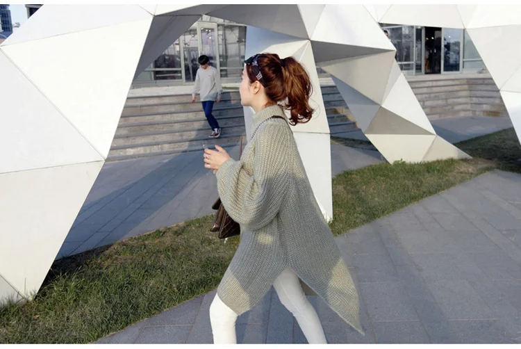 Новое поступление 2017 года осень Для женщин Свитеры для одежда с длинным рукавом