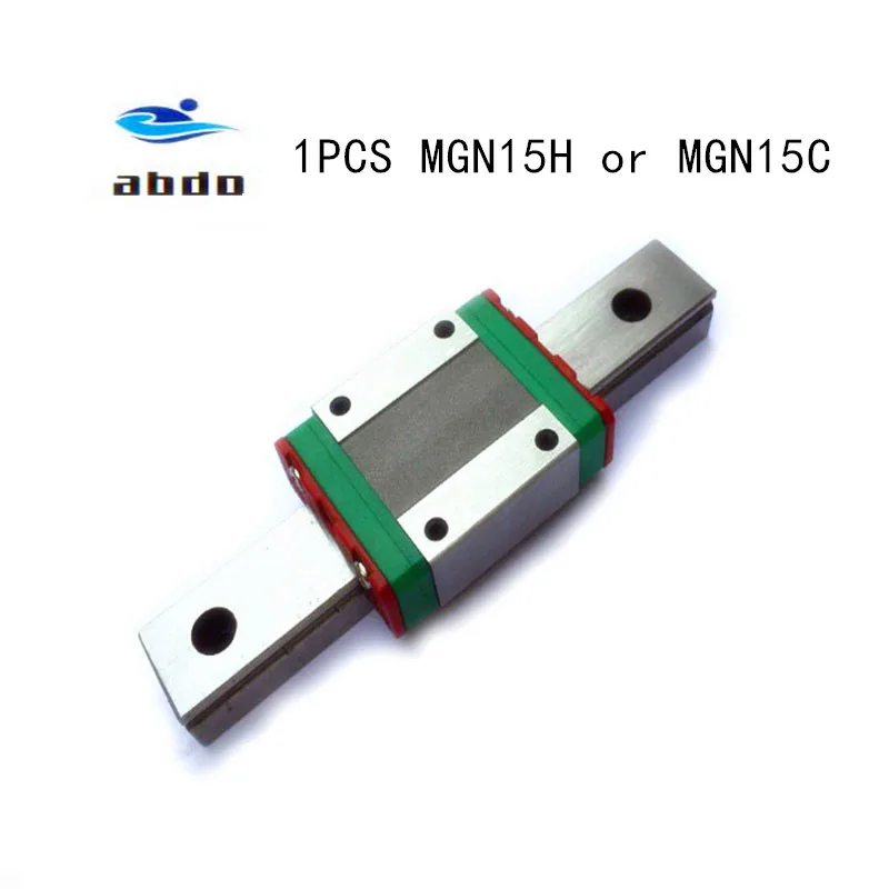 Фото Высокое качество 1 шт. MGN15H или MGN15C линейный подшипник скольжения блок для MGN15