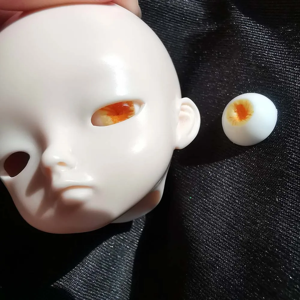 Глаза BJD из смолы ручной работы желтые и оранжевые УФ для глаз 1/3 1/4 1/6 bjd sd LUTS DOD MSD SD