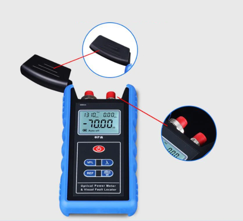 

Supply Handheld TL-560 Fiber optic power Meter Laser Light Source and 1-5MW Fiber Optic Visual Fault Locator Free shipping