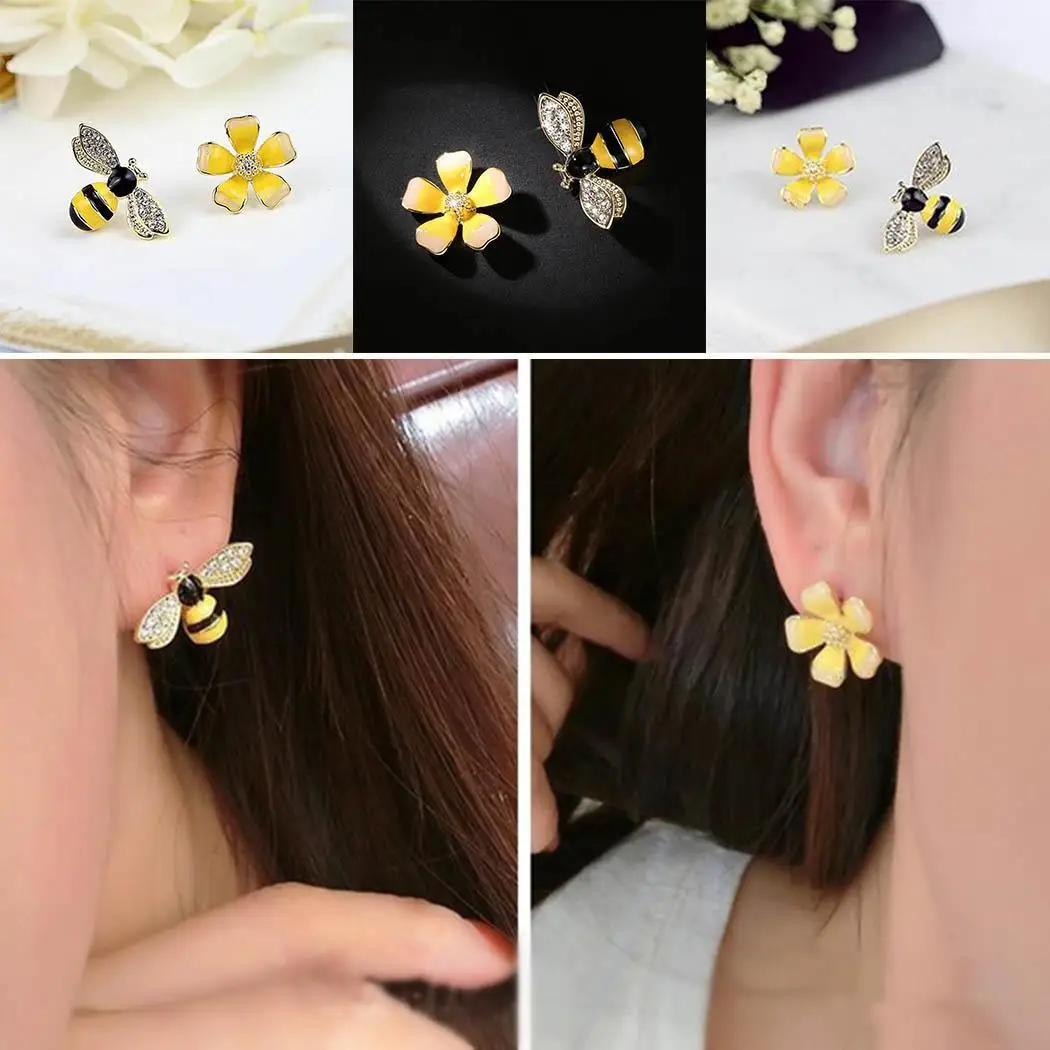 Gift Shape Earrings New Diamond Women Party Multi Fashion Cartoon Artificial Pair Wedding Trendy of Charm Dating Casual Jewelry | Украшения