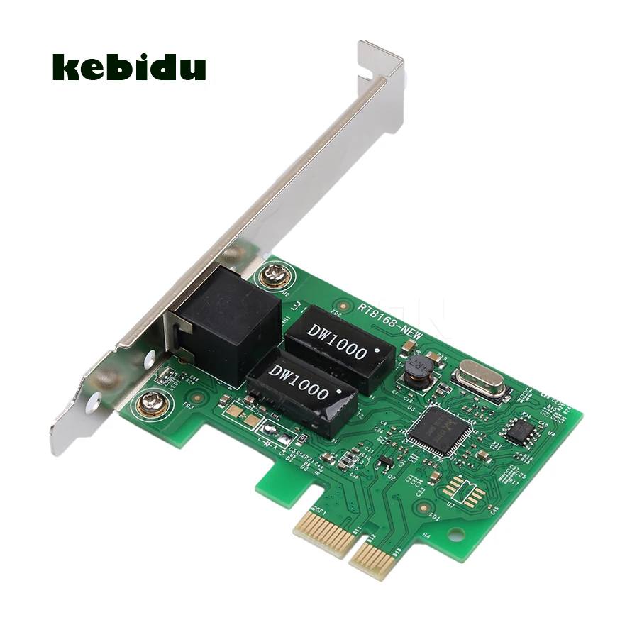 Сетевая карта kebidu 1000 Мбит/с Ethernet PCI Express E 10/100/1000 м адаптер LAN конвертер контроллер