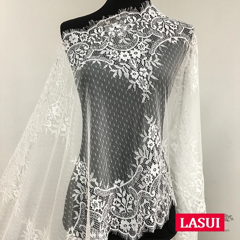 Кружевная юбка LASUI 0403 шириной 55 см * 3 метра для свадебного платья европейские