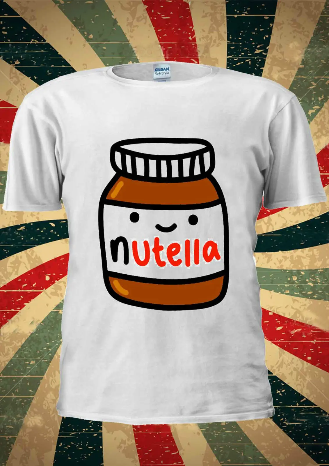 С изображением шоколадной пасты Nutella Hazelnut Spread футболка жилет Топ для мужчин и