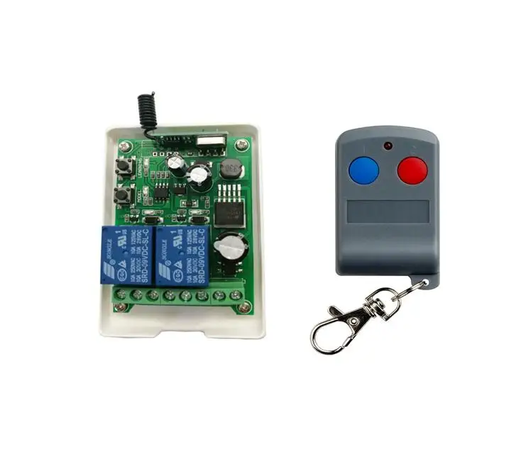 

DC12V 24V 36V 48V 2channel RF Wireless radio Remote Control Switch receiver transmitter universal lighting 433mhz