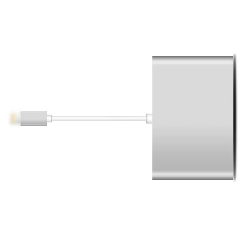 Портативный Mirrorlink для Apple интерфейс HDMI VGA AV Аудио Видео адаптер iPad iPod iPhone 5 6 7 8 X