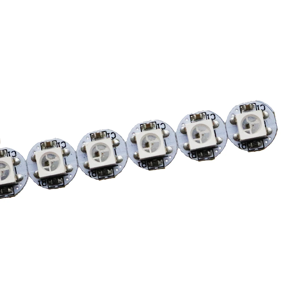 WS2812B WS2812 светодиодный чип 5 в Радиатор Черный Белый PCB 10 1000 шт./лот 4 Pin для 5050 RGB IC