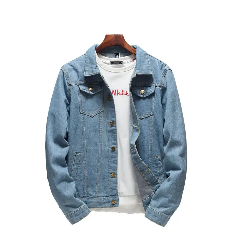 Idopy зимняя мужская Кепка тракер джинсовая куртка в винтажном стиле пальто