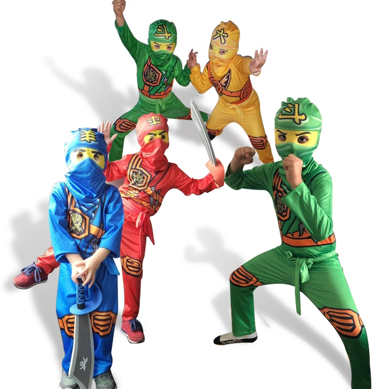 LEGO Ninjago костюм для мальчиков косплея Детские костюмы костюмная вечеринка на