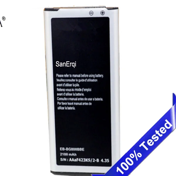 EB BG800CBE BG800BBE аккумулятор для Samsung GALAXY S5 mini S5MINI SM G800F G870a G870W 2100mAh Высокое качество
