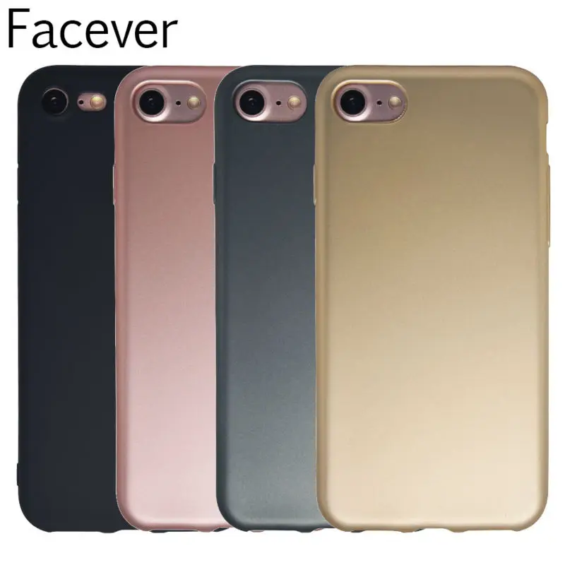 Роскошный силиконовый чехол цвета металлик без рисунка для смартфонов Apple iPhone 5 5s