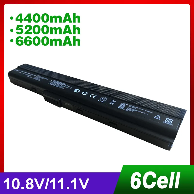 Аккумулятор для ноутбука ASUS A32-K52 K42DE K42DQ A42-K52 K42 K42D K42DR K42F K42J K42JA K42JB K42JC K42JE K42JK K42JP K42JR