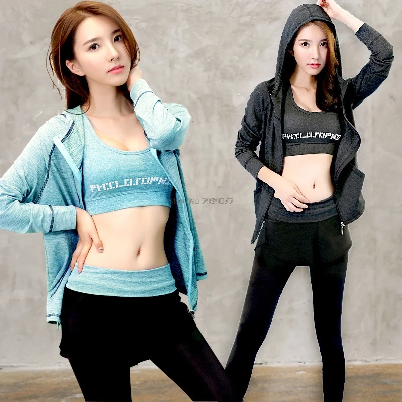 Лидер продаж женские комплекты из 3 предметов для йоги фитнеса спортивные