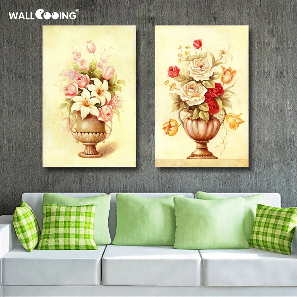 Модульные фотообои с современным цветочным рисунком|picture into oil painting|picture frame