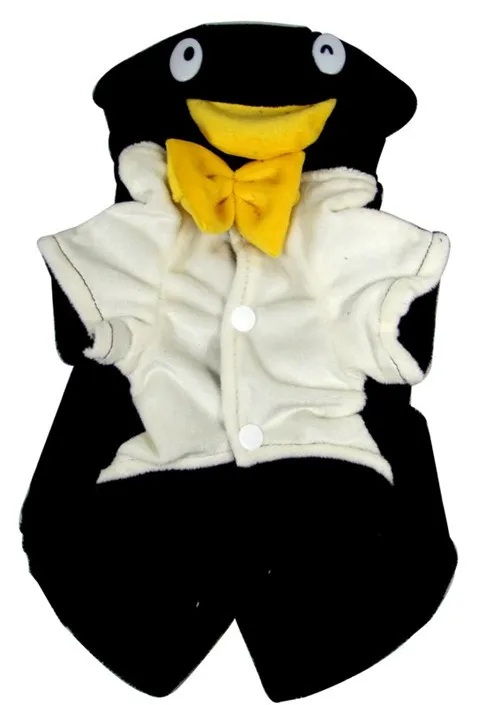 

Cute Madagascar Penguin dog clothes costume Yorkshire Chihuahua pet dog clothing warm cat dog coat