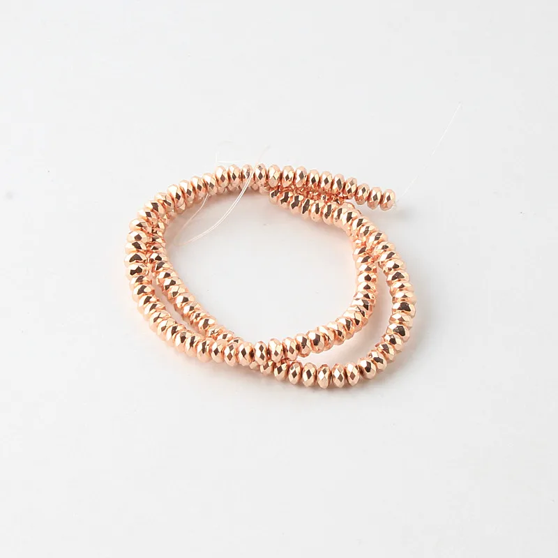 Натуральный Камень Круглый Loose beads 3/4/6/8 мм плоский Ограненный гематит бусины для