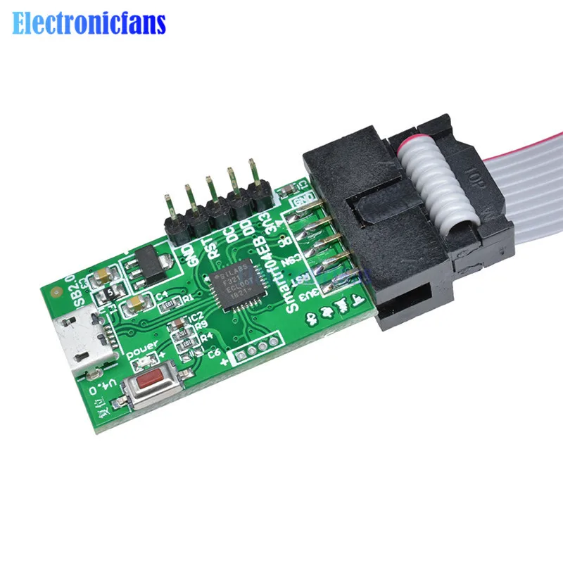 Смарт RF04E RF04EB CC1110 CC2530 CC2531 CC2540 ZigBee модуль 3 В целевое напряжение Zigbee эмулятор
