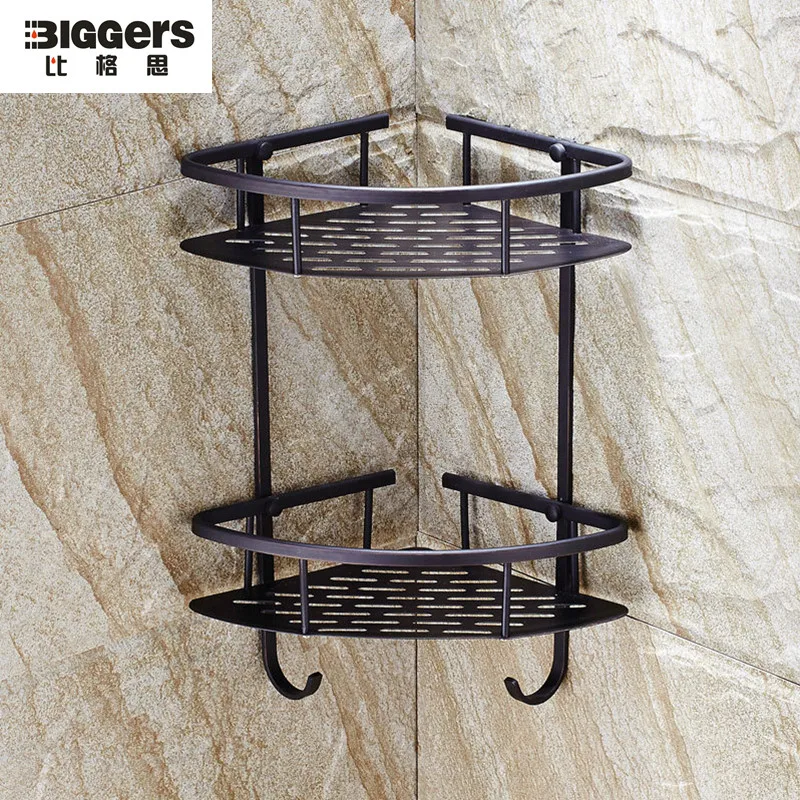 Бесплатная доставка угловая корзина в американском стиле лофт черная бронзовая