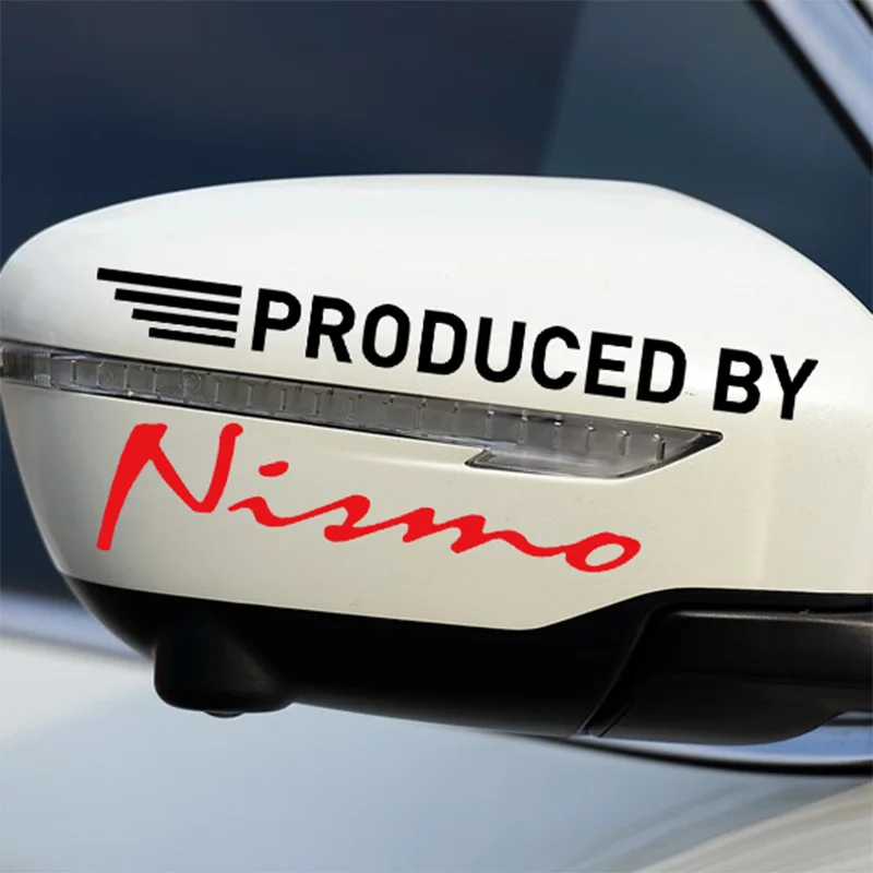 1 пара NISMO на автомобиль зеркало заднего вида наклейка для Nissan qashqai 2015 juke x trail Tiida Note