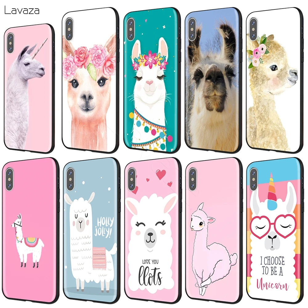 Lavaza лама Альпака чехол с животными для iPhone 12 mini 11 Pro XS Max XR X 8 7 6 6S Plus 5 5s se|Бамперы| |