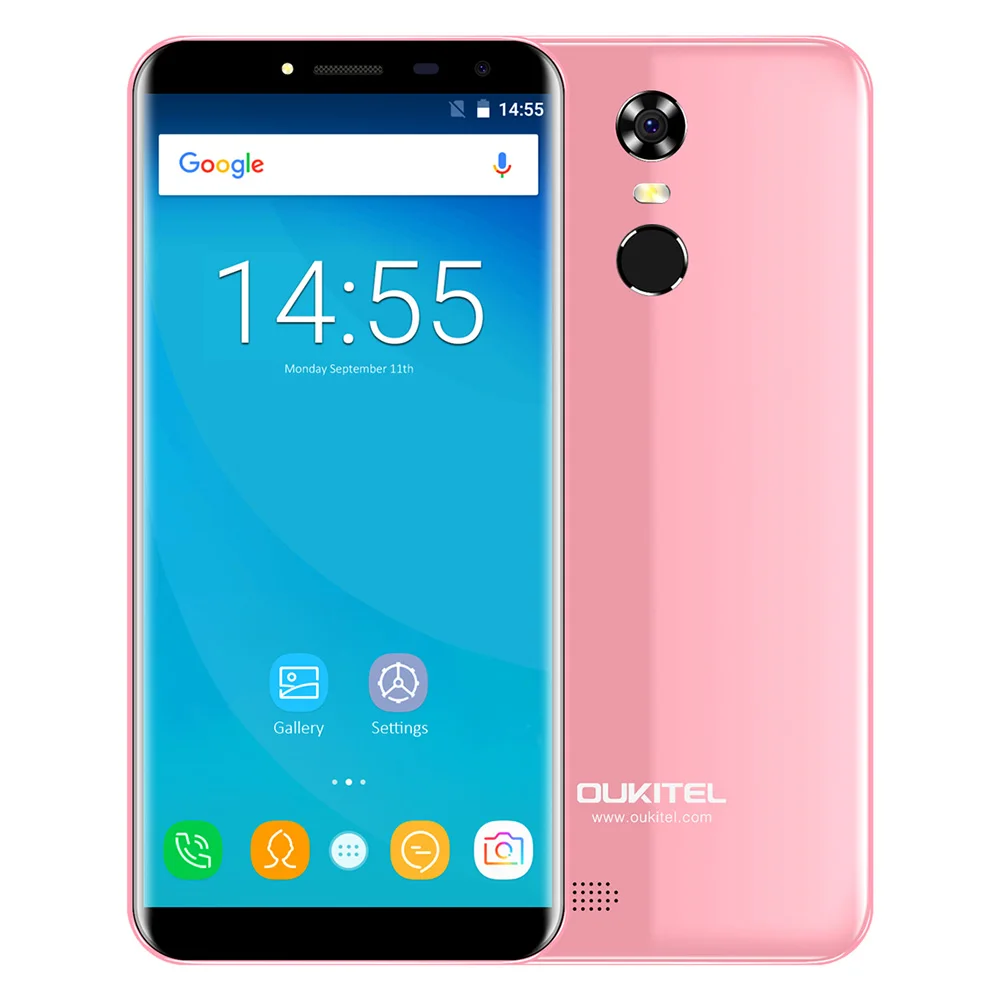 OUKITEL C8 2 GB 16 3g Смартфон Oukitel 5 &quotHD дисплей бесконечности мобильный телефон задний