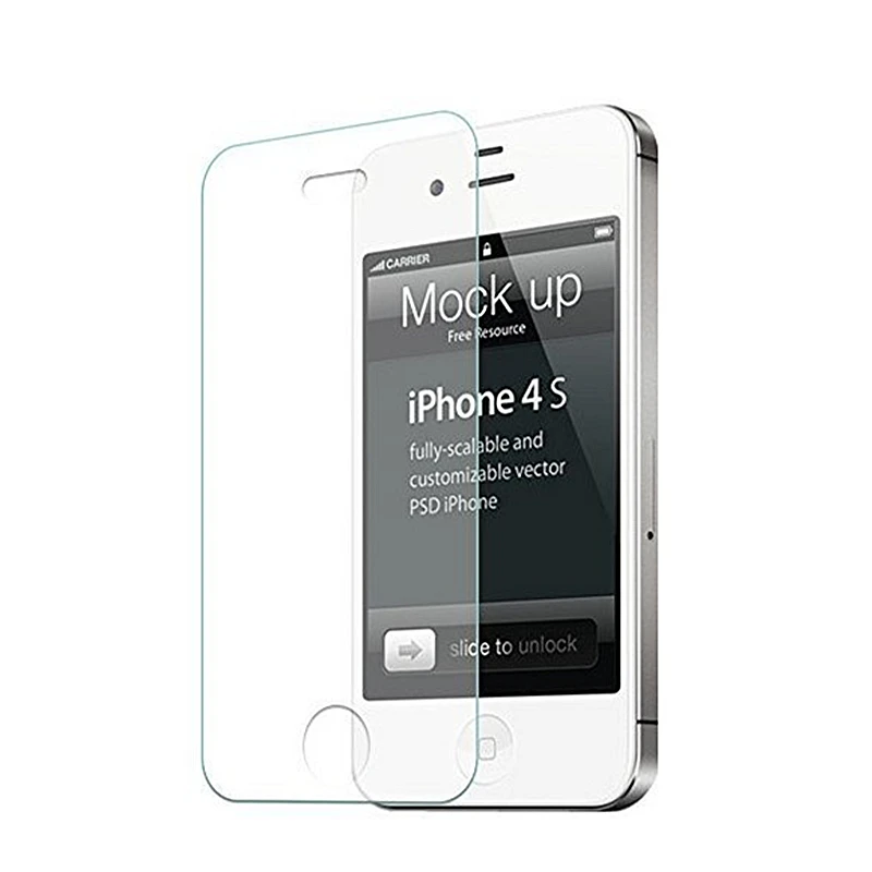 Прозрачное закаленное стекло для защиты экрана Защитная пленка Apple iPhone 4 4S 5 5C SE 6 6S