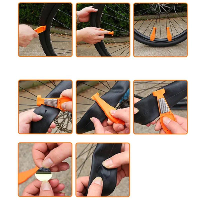 Инструменты для ремонта велосипедных шин в форме рыбы инструменты
